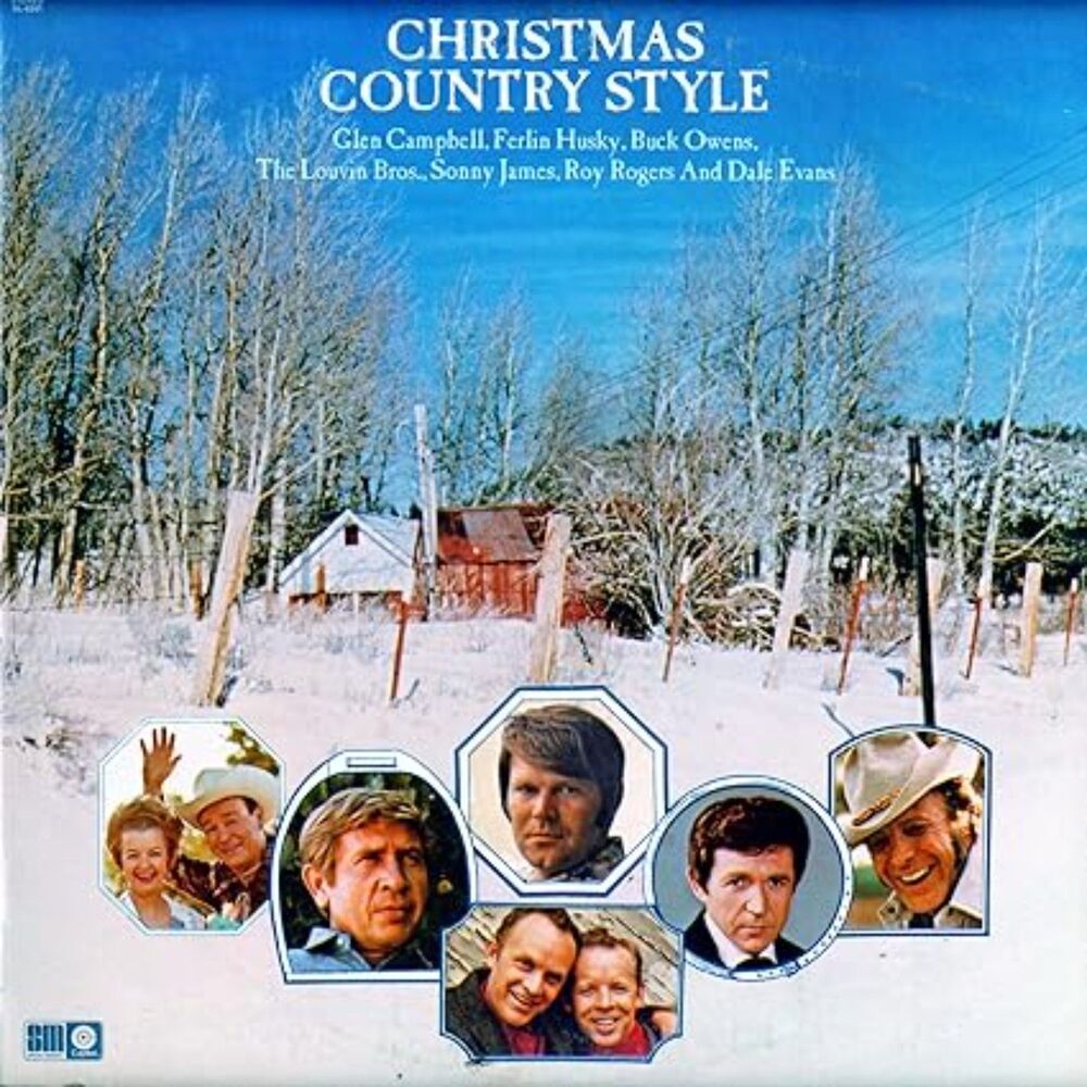 Christmas Country Style Vinyl LP Husky Glen Campbell Roy Rogers